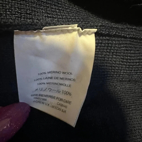 J Crew Navy Blue Merino Wool‎ Sweater - Picture 5 of 5